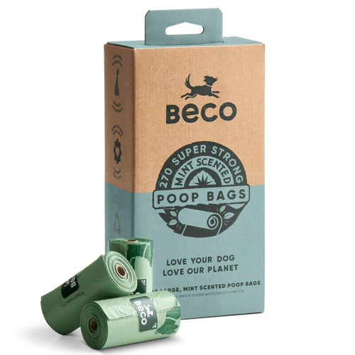 Beco Large Poop Bags | Mint Scented