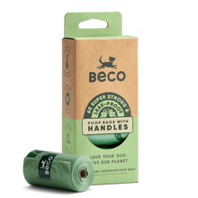 Beco Large Poop Bags with Handles 60 | Dispenser Compatible
