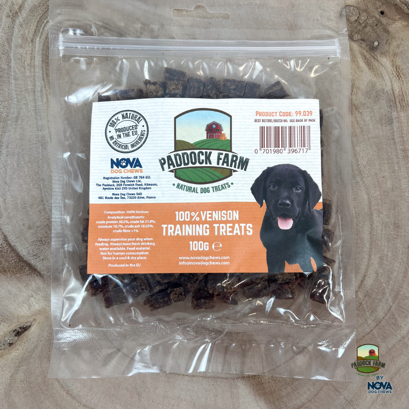 Paddock Farm 100% Meat Training Treats 100g