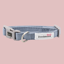 Doodlebone Dinky Dog Collar: Chalky Blue / 0.5-1