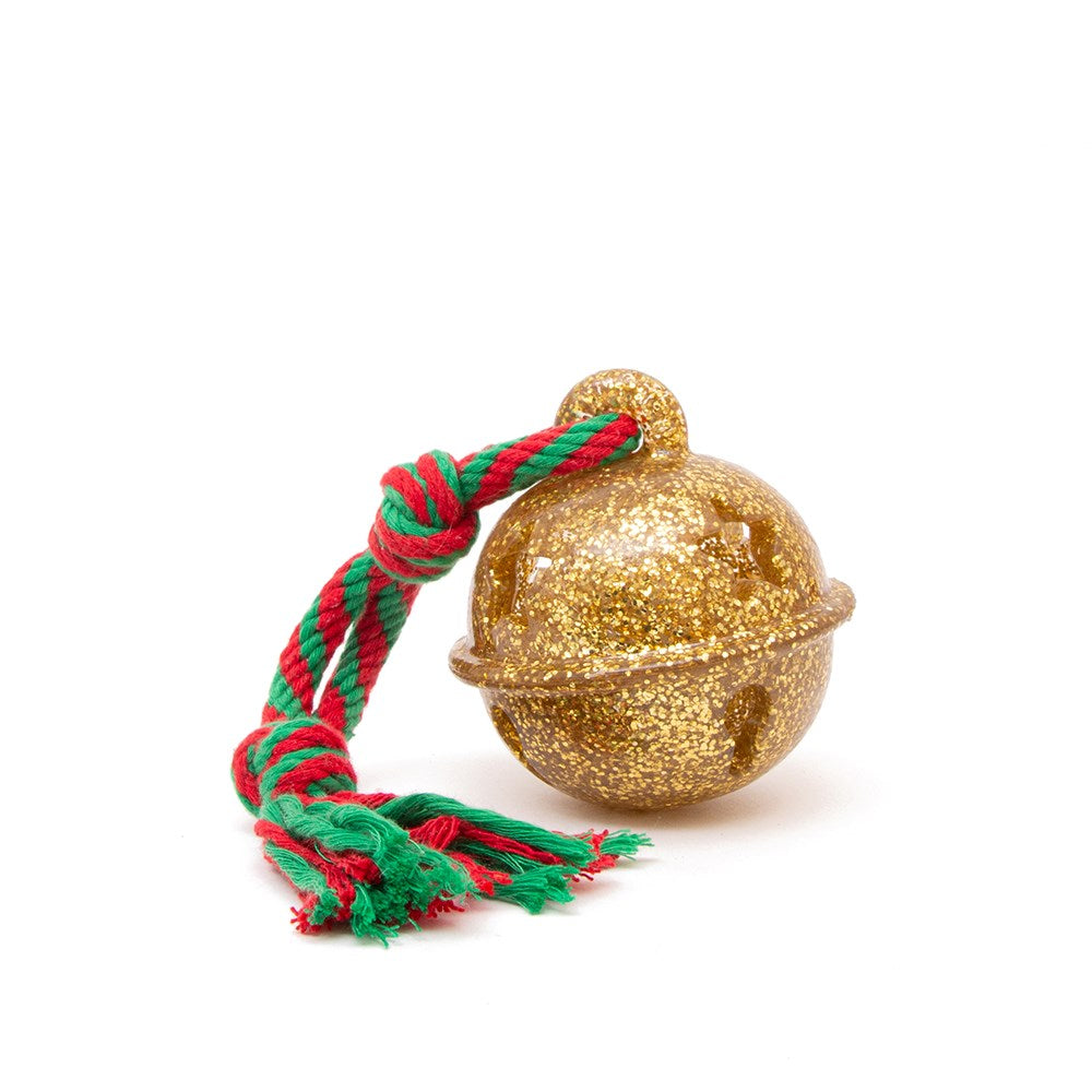 Great&Small Christmas TPR Treat Bell with Rope 9cm