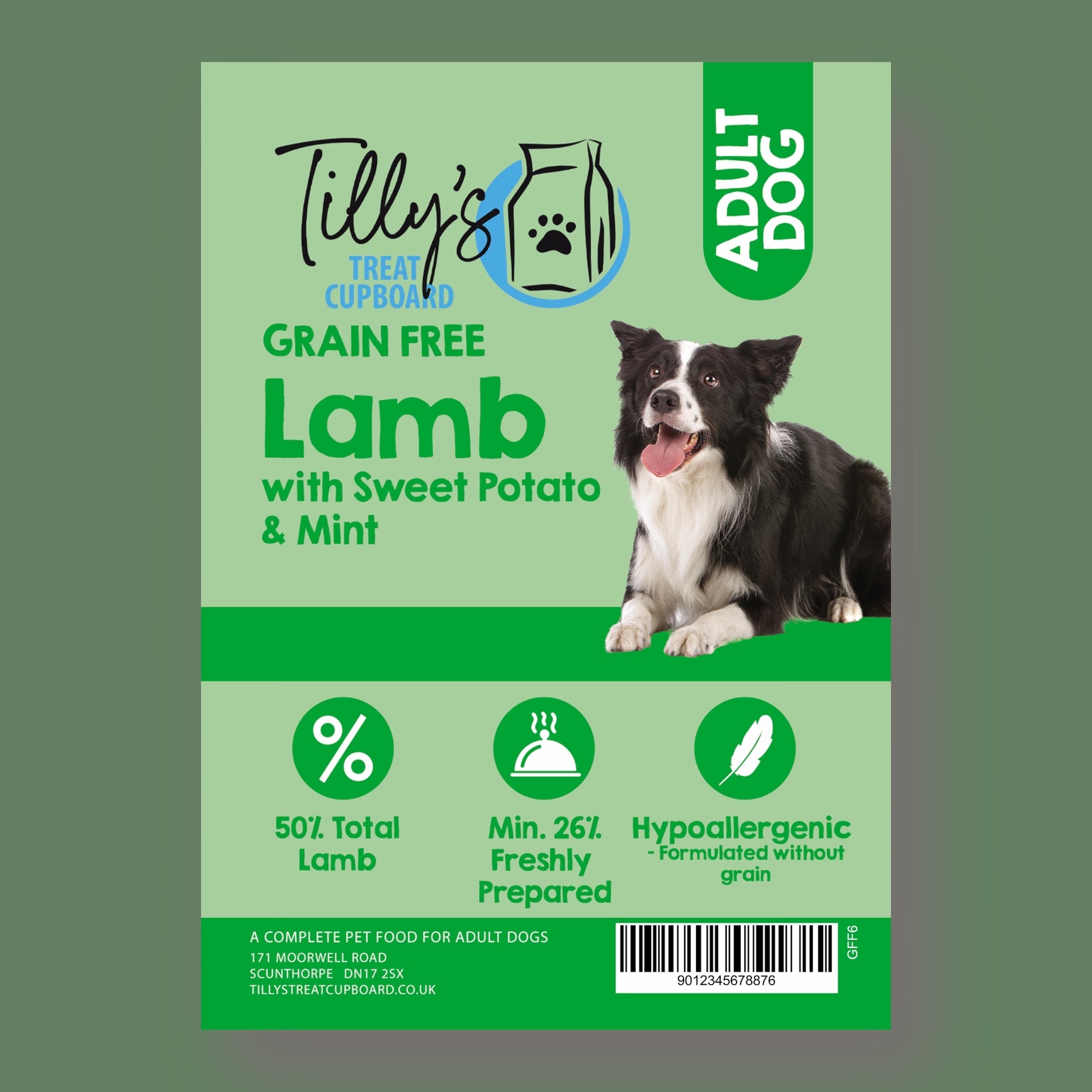 Tilly's Brown Bag ADULT Lamb with Sweet Potato & Mint