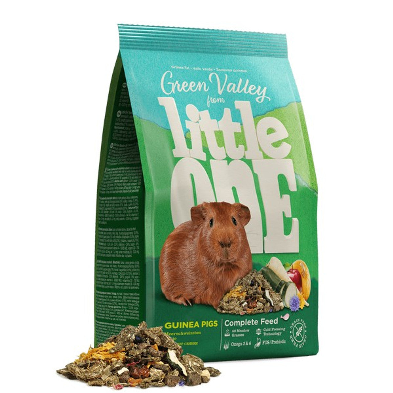 Little One InchGreen Valley Inch Fibrefood For Guinea Pigs 750g