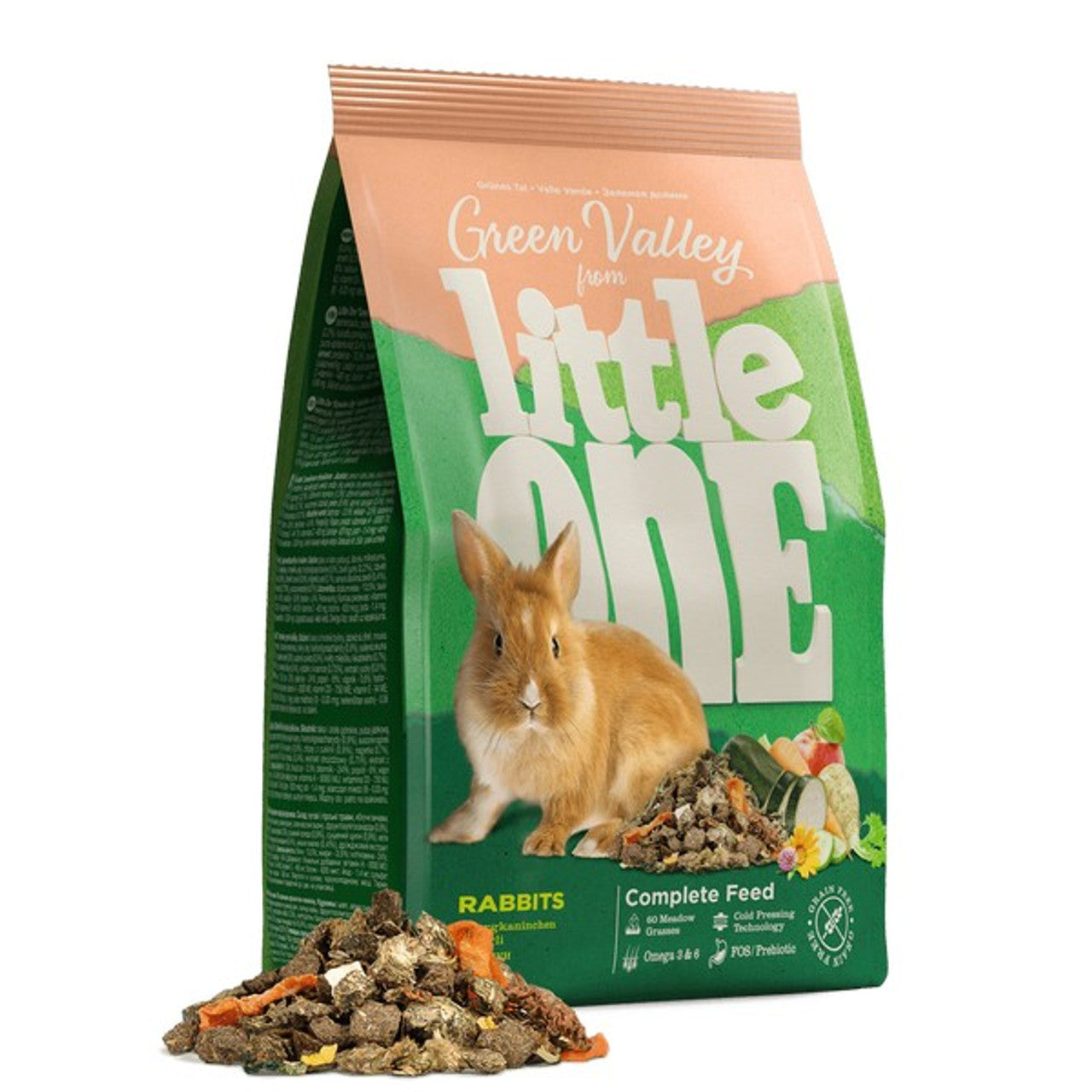 Little One Green Valley Fibrefood For Rabbits 750g