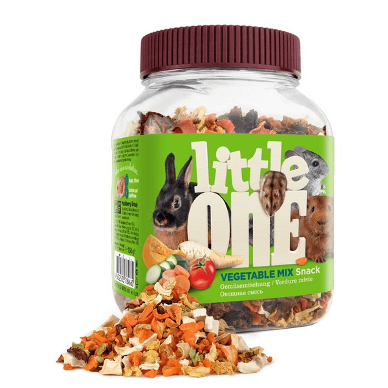 Little One Vegetable Mix Snack For All Small Mammals 150g