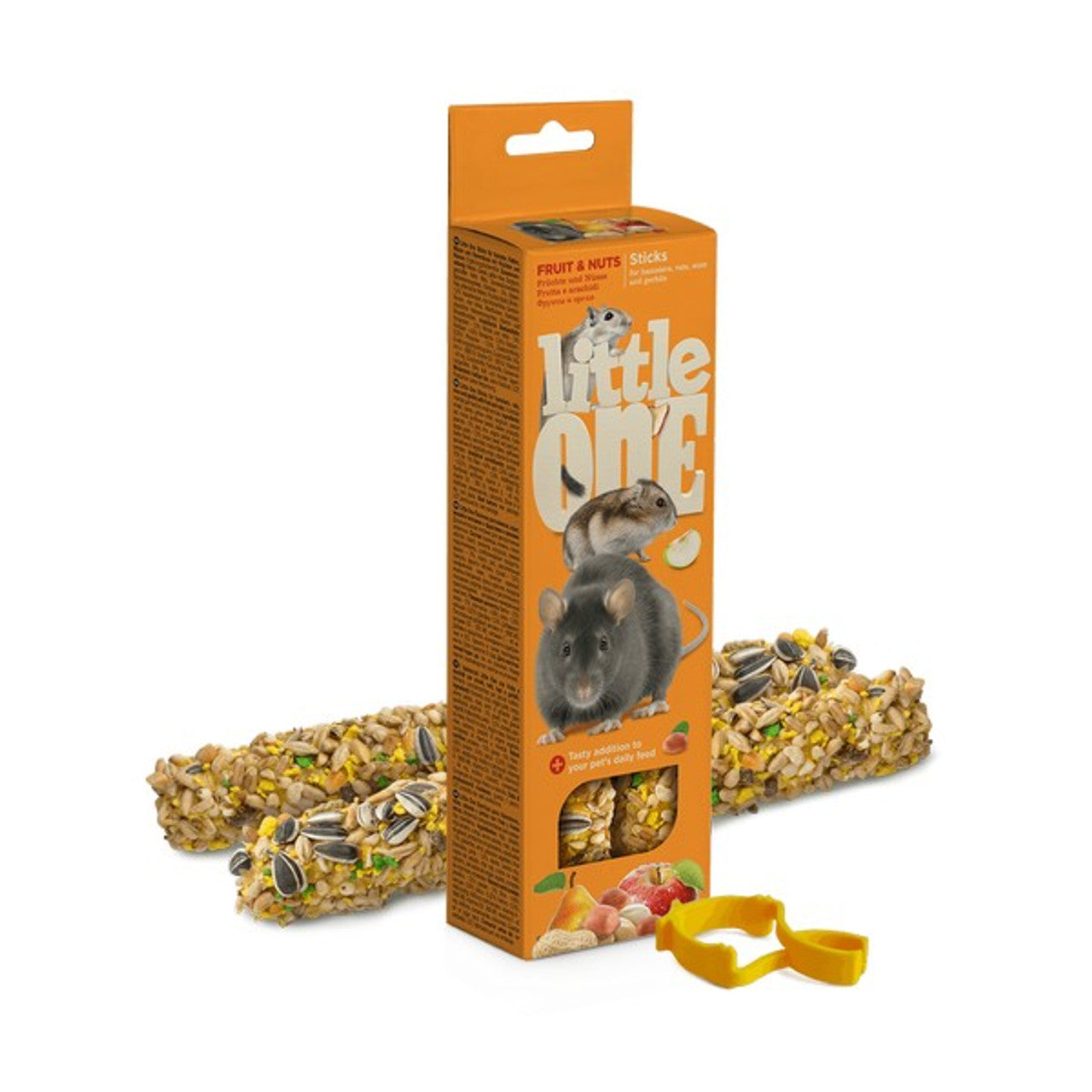 Little One Sticks For Hamsters, Rats, Mice And Gerbils With Fruit And Nuts 2x60g