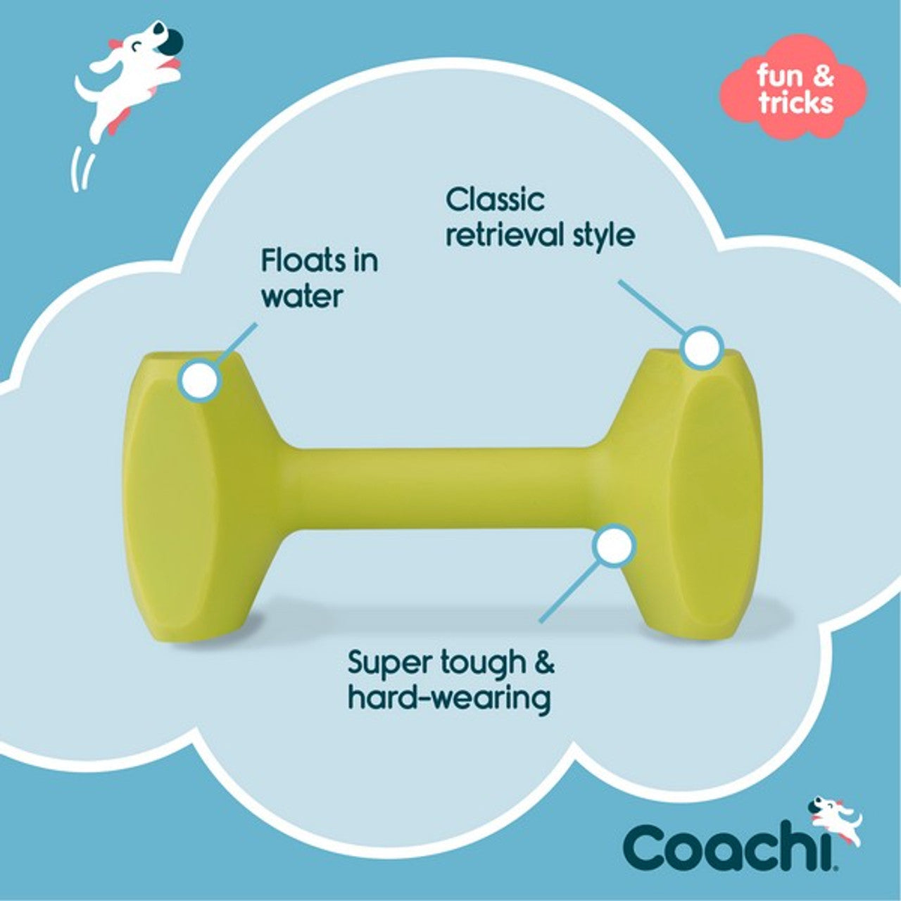 CoA Coachi Training Dumbbell Lime 14cm