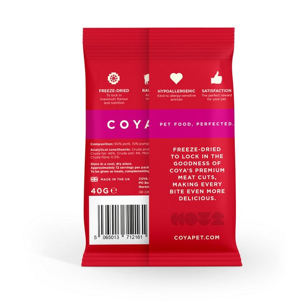 Coya Dog Treats - Pork 40g