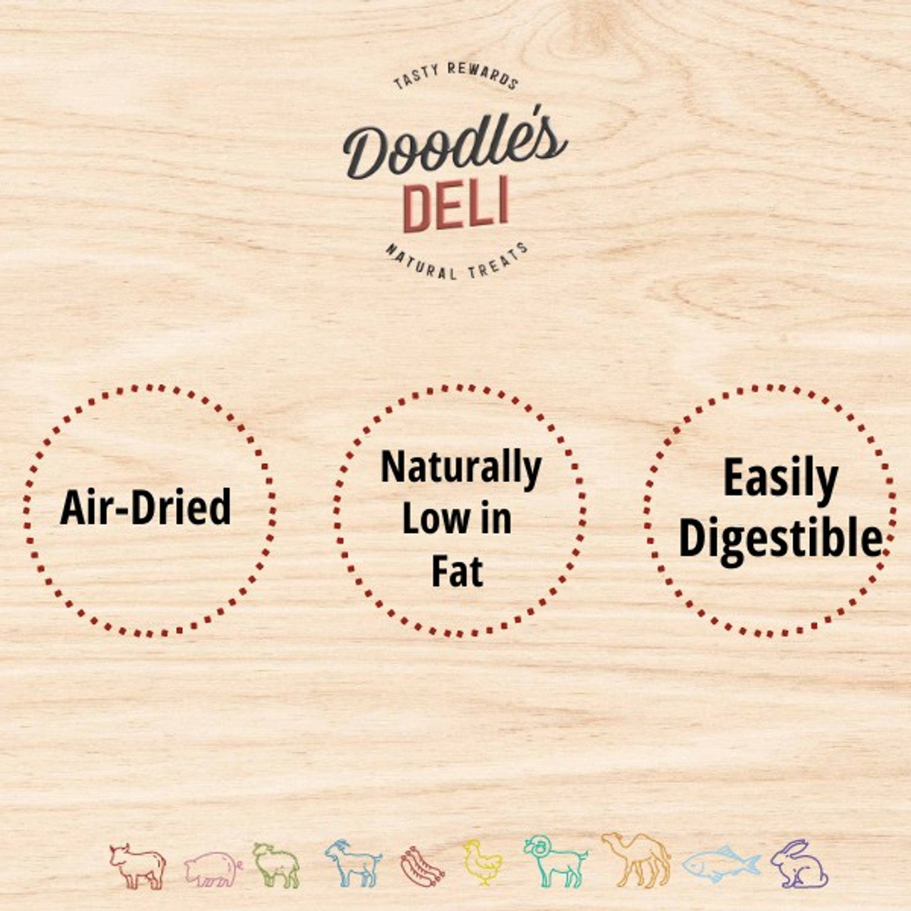 Doodles Deli Air Dried Water Buffalo Bully Wrap