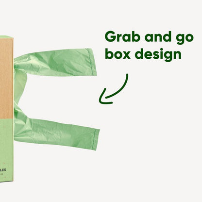Beco Recycled Poop Bags with Handles | Mint Scented