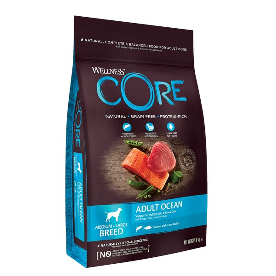 Wellness CORE Dog Dry Adult Ocean Salmon with Tuna Recipe 10kg