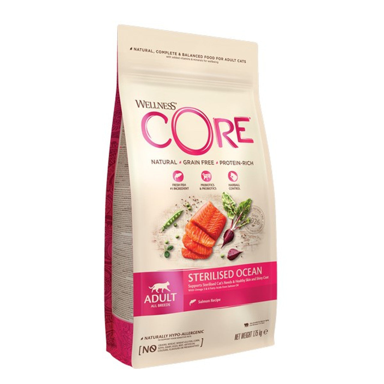 Wellness CORE Cat Dry Sterilised Ocean - Salmon Recipe 1.75kg