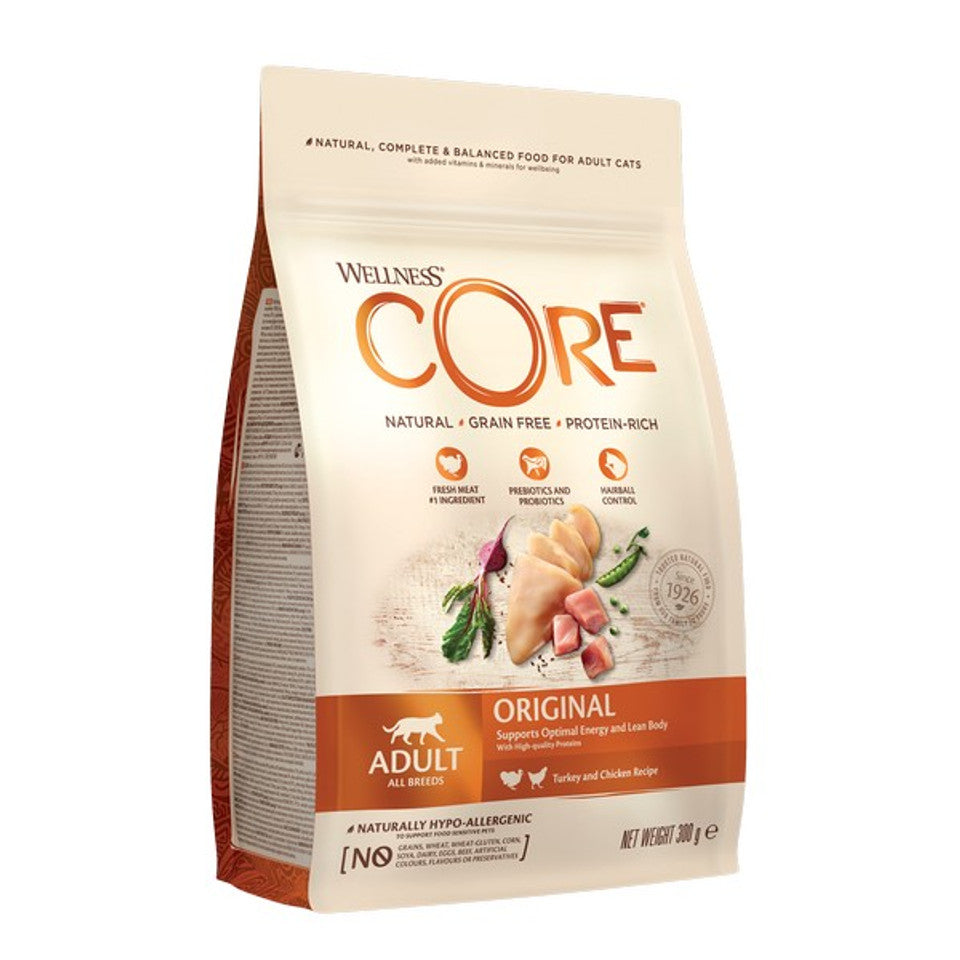 Wellness CORE Cat Dry Adult Original - Turkey and Chicken Recipe 300g