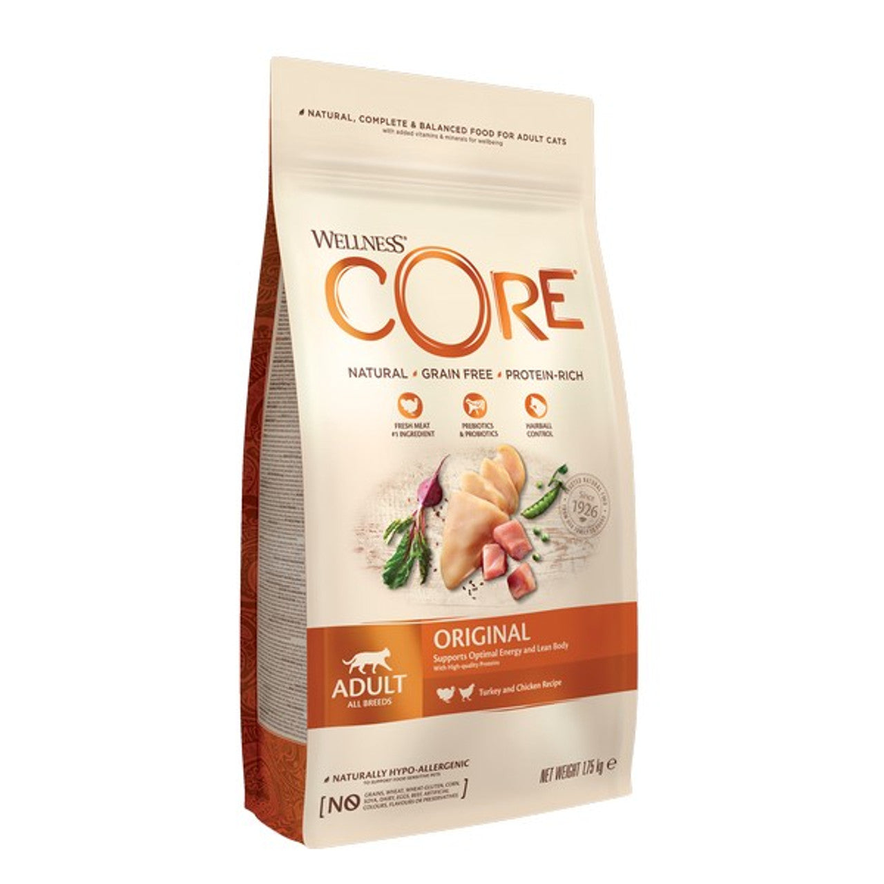 Wellness CORE Cat Dry Adult Original - Turkey and Chicken Recipe 1.75kg