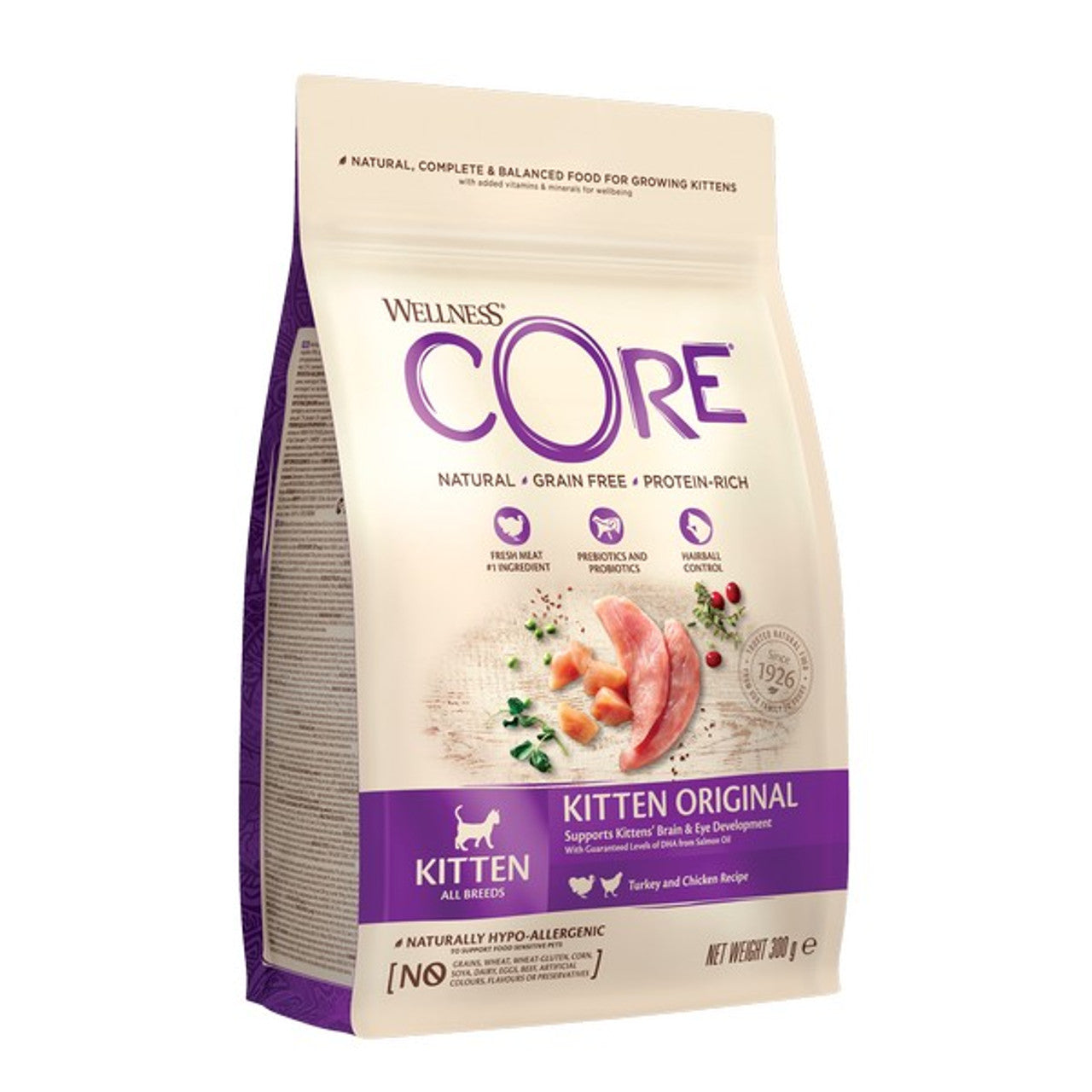 Wellness CORE Cat Dry Kitten Original - Turkey and Chicken Recipe 300g