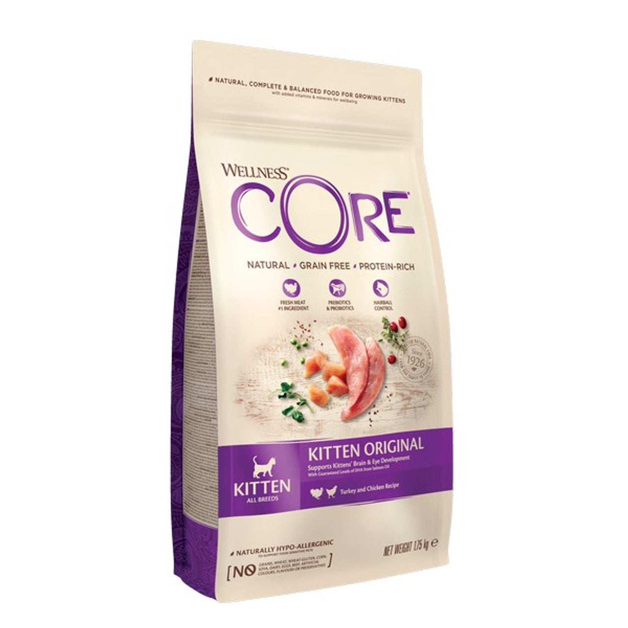 Wellness CORE Cat Dry Kitten Original - Turkey and Chicken Recipe 1.75kg