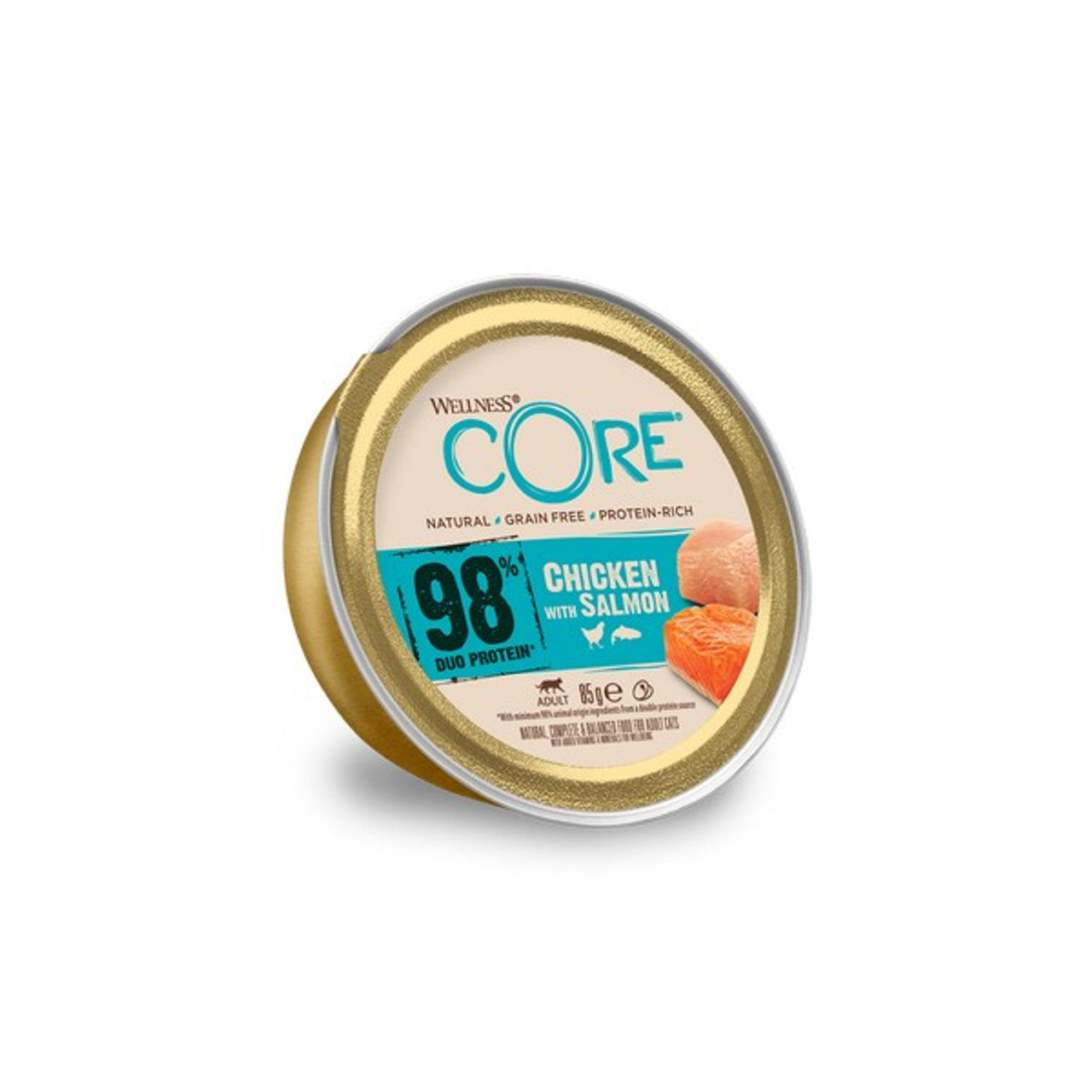 Wellness CORE Cat Wet Adult 98% Duo Protein Chicken with Salmon 85g