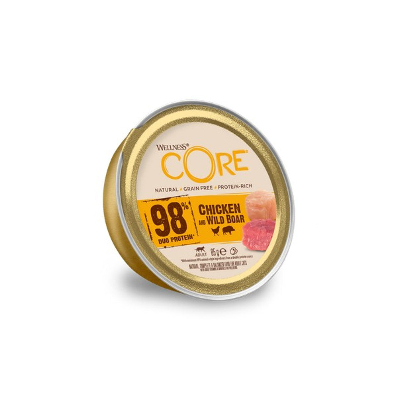 Wellness CORE Cat Wet Adult 98% Duo Protein Chicken & Wild Boar 85g