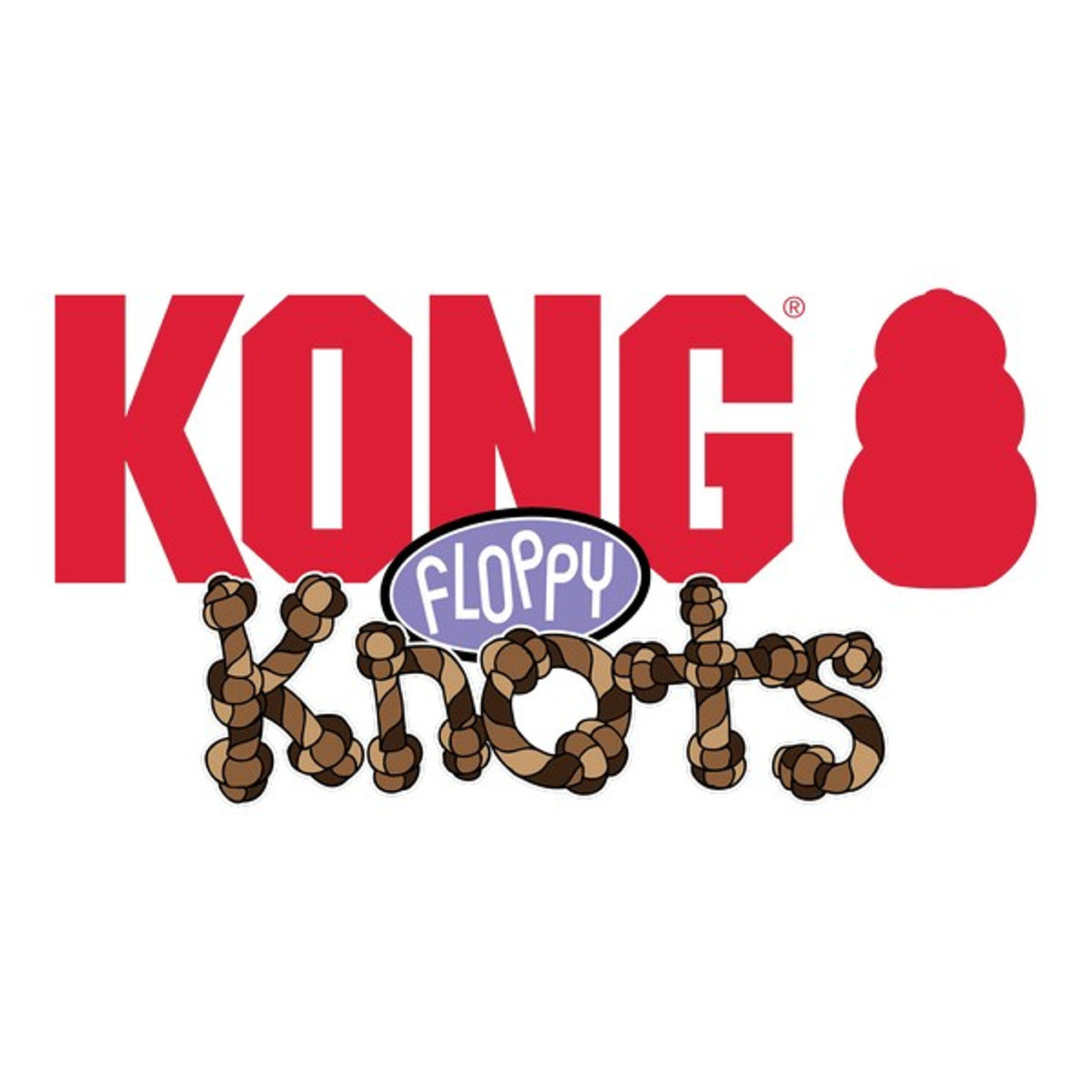 KONG Holiday 2025 Floppy Knots Fox Small Medium