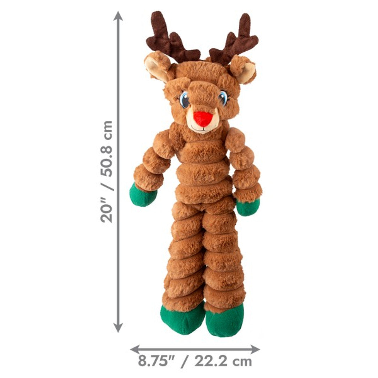KONG Holiday 2025 Shakers Crumples Reindeer XL