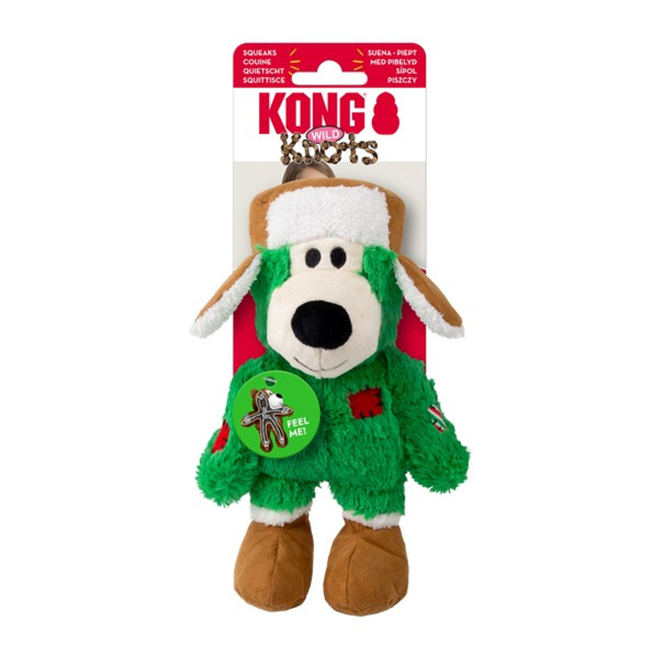 KONG Holiday 2025 Wild Knots Bear Assorted Small Medium