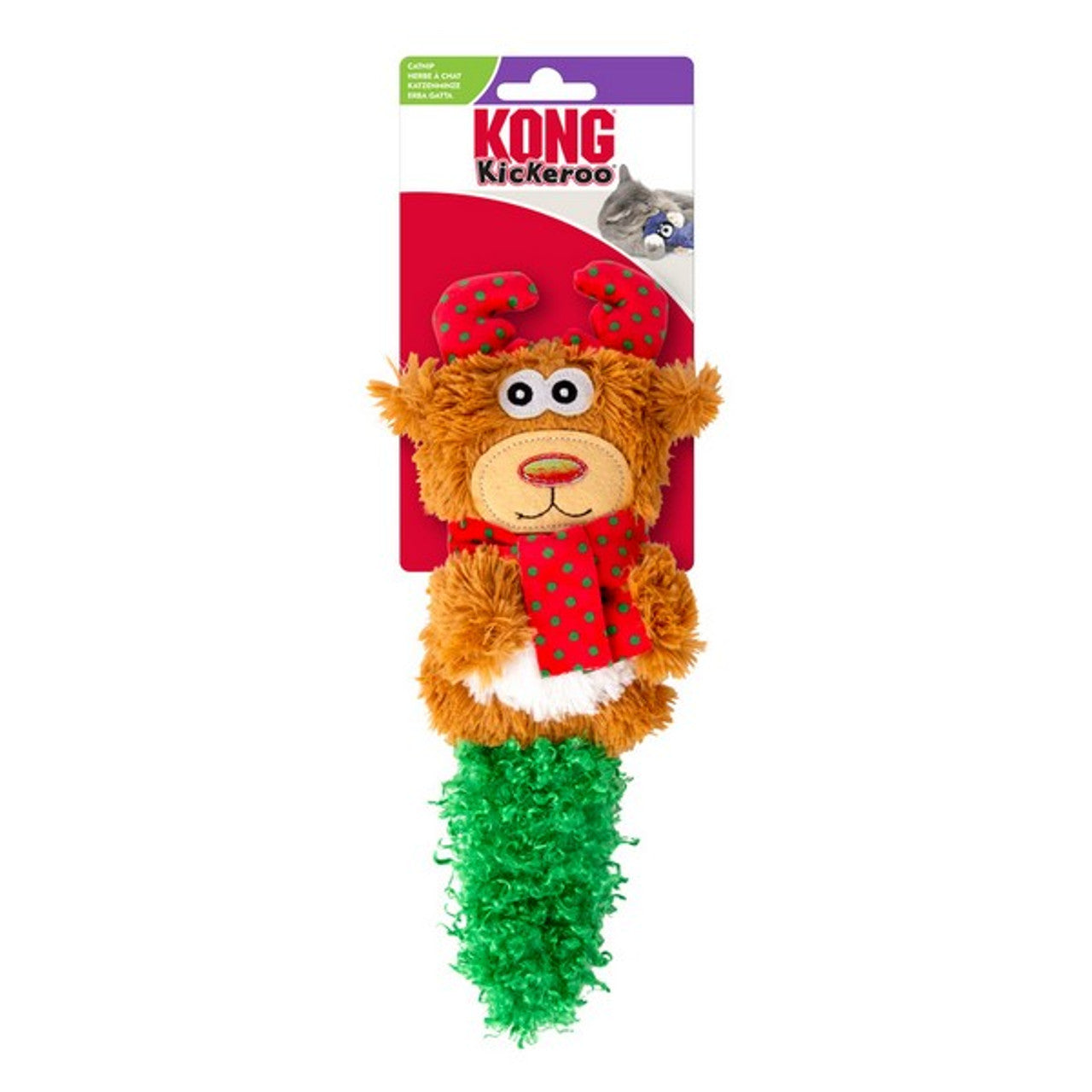 KONG Holiday 2025 Kickeroo Character Assorted Cat Toy