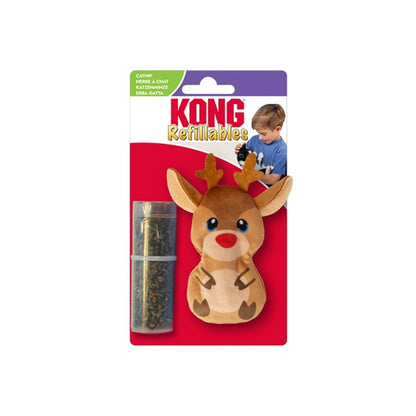 KONG Holiday 2025 Refillables Catnip Reindeer