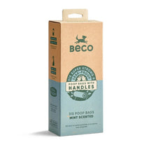 Beco Large Poop Bags Roll with Handles | Mint Scented