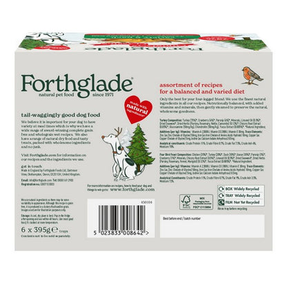 Forthglade Adult Variety (Christmas) Grain Free 6x395g