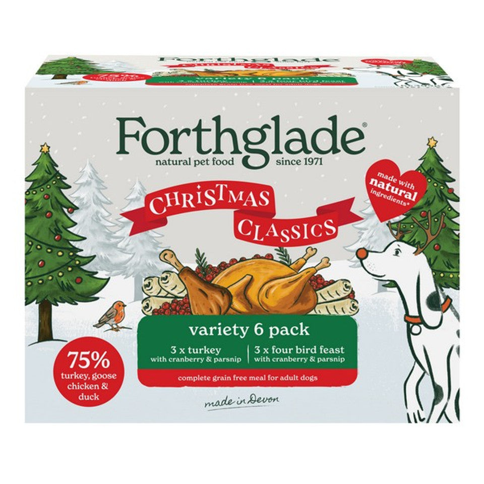 Forthglade Adult Variety (Christmas) Grain Free 6x395g