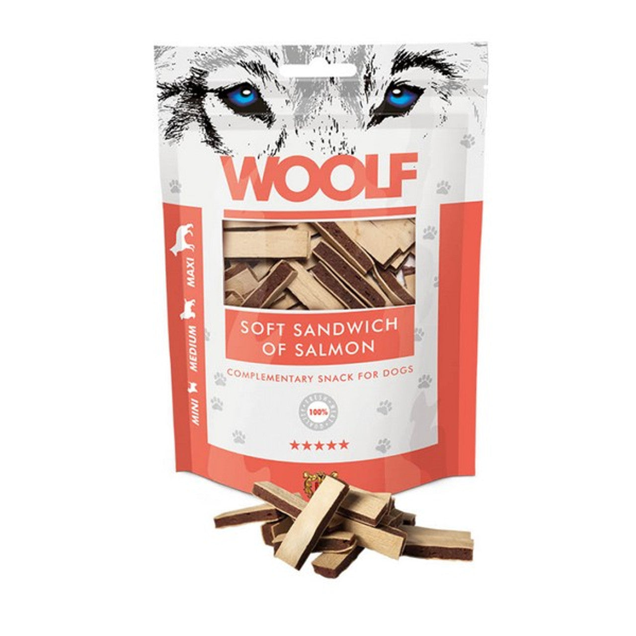CoA Woolf Soft Sandwich of Salmon 100g