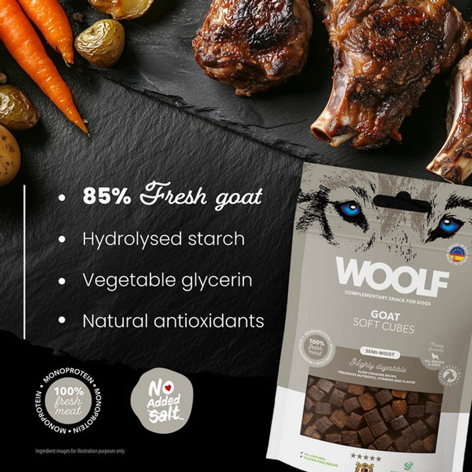 CoA Woolf Soft Cubes Goat 100g