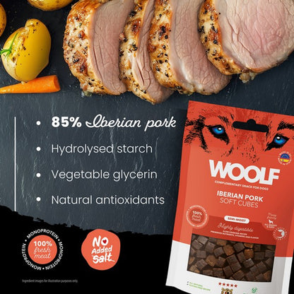 CoA Woolf Soft Cubes Iberian Pork 100g