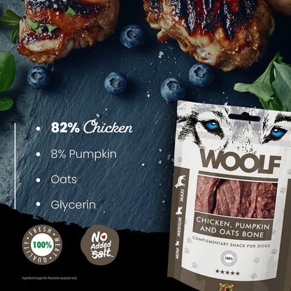 CoA Woolf Large Chicken, Pumpkin and Oats Bone 100g