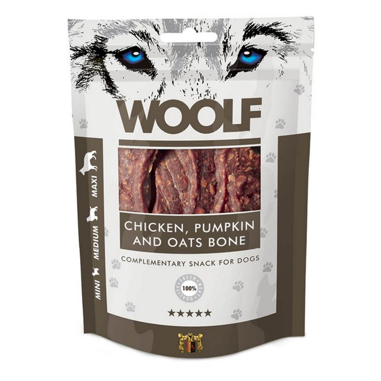 CoA Woolf Large Chicken, Pumpkin and Oats Bone 100g