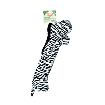 Animal Instincts Jungle Buddies Plush Zebra with Paper Crinkle