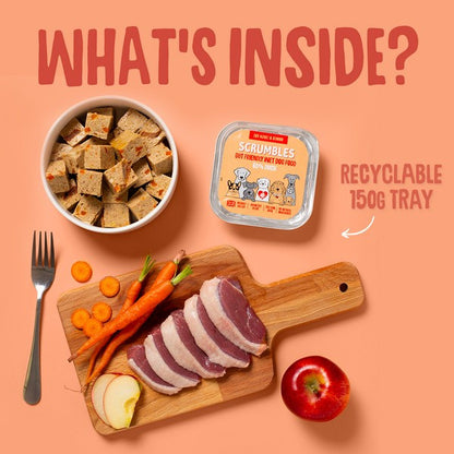 Scrumbles Grain Free Wet Dog Food Duck 150g