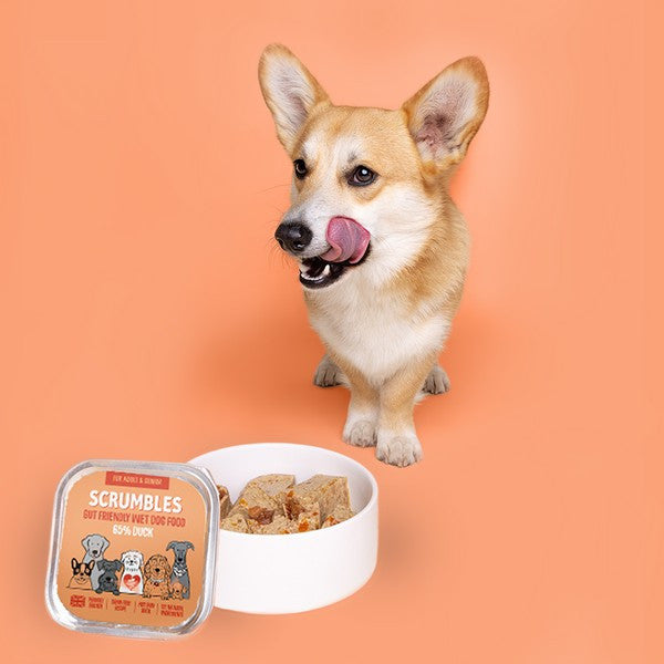 Scrumbles Grain Free Wet Dog Food Duck 150g