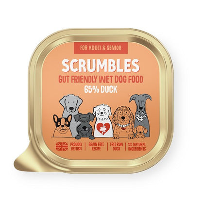 Scrumbles Grain Free Wet Dog Food Duck 150g
