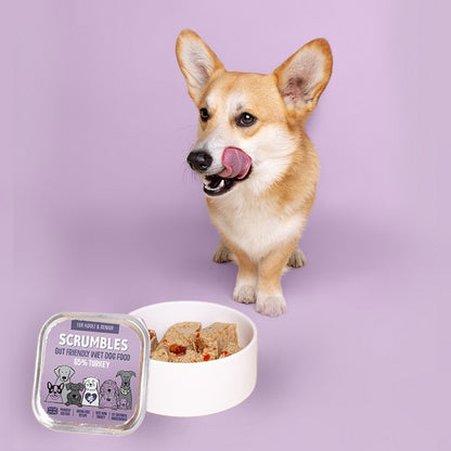 Scrumbles Grain Free Wet Dog Food Turkey 150g