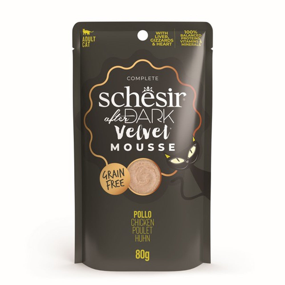 Schesir After Dark Velvet Adult Cat Chicken 80g