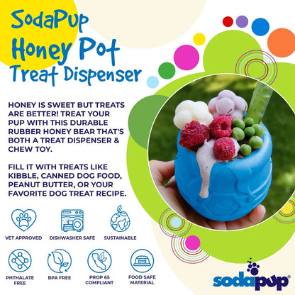 Sodapup Pup-X Honey Pot Treat Dispenser