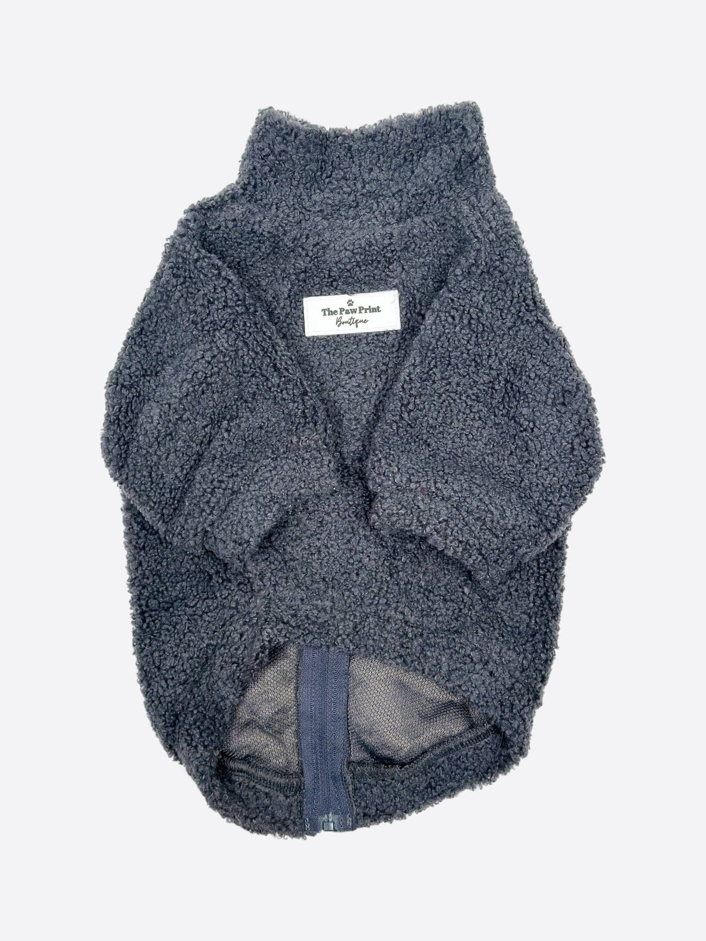 The Charcoal Grey Teddy Fleece