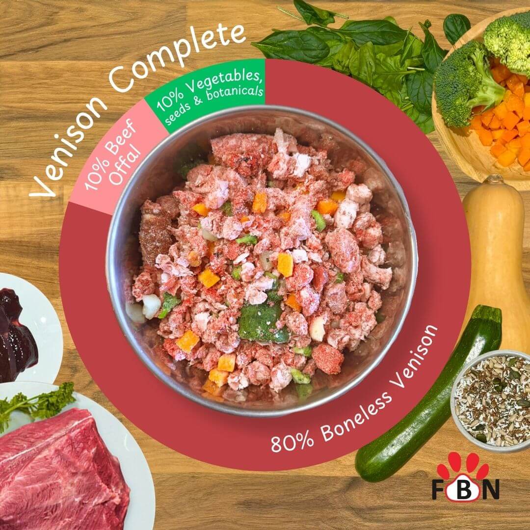 FBN Venison Complete (Boneless) Raw 1kg