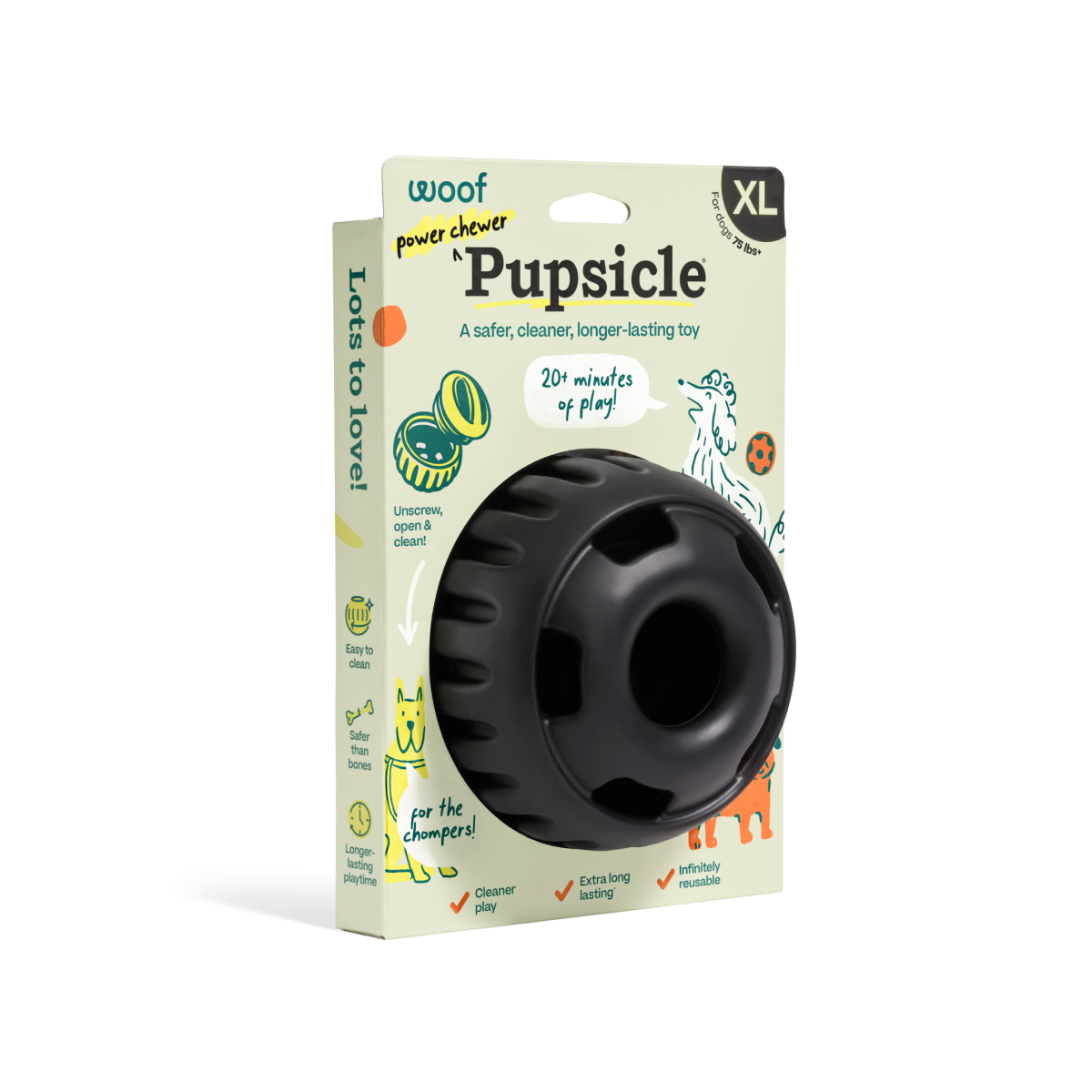Woof | Pupsicle Power Chewer Black