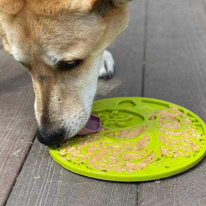 Sodapup - Tree of Life eMat Enrichment Lick Mat With Suction Cups