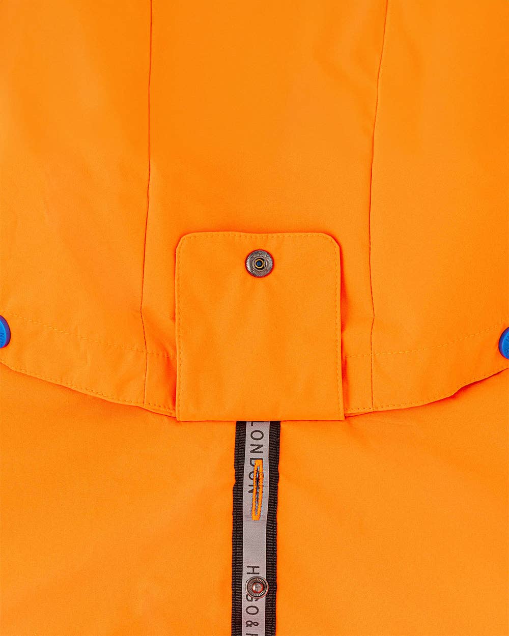 Hugo & Hudson Reflective Hooded Dog Overalls - Neon Orange