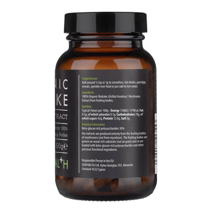 Kiki Health Organic Mushroom Extract Maitake Powder 50g