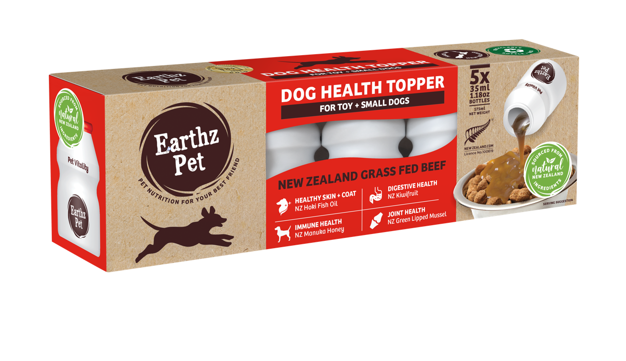 Earthz Pet Dog Vitality Gravy Beef For Toy/Small Dogs 5x35ml