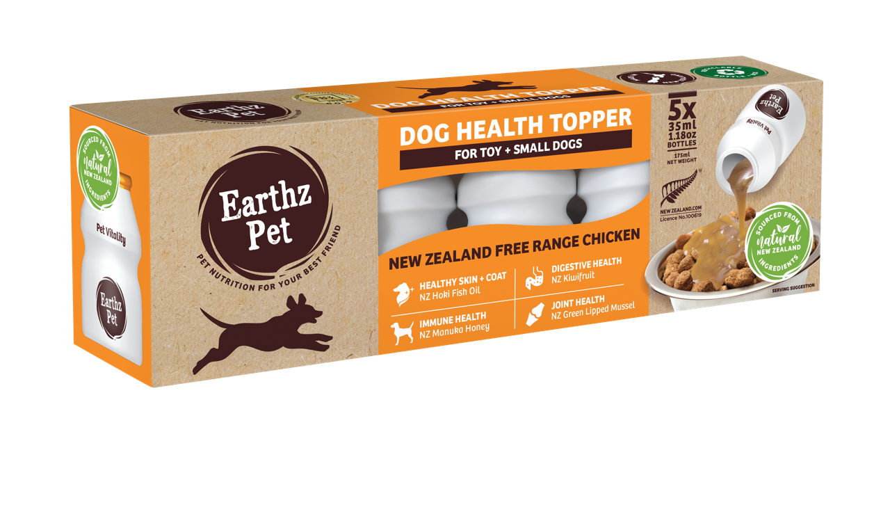 Earthz Pet Dog Vitality Chicken Gravy For Medium/Large Dogs 5x50ml